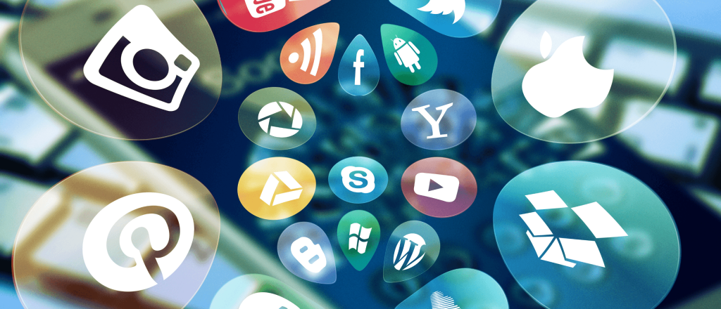 Header image for social media management tools article.